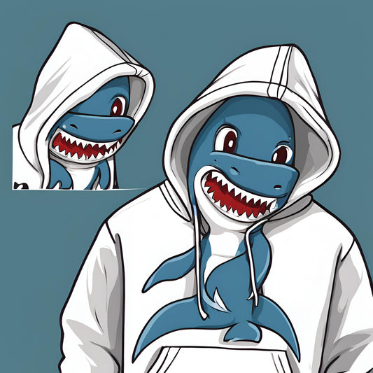 Hoodie avec Masque Intégré Sharky